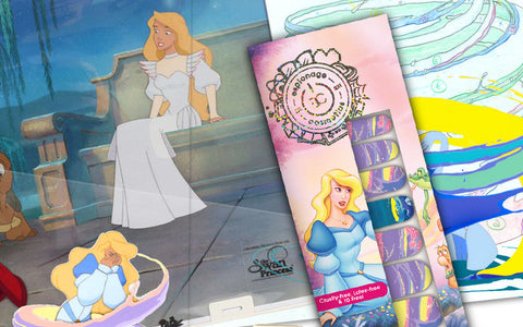 Exclusive look at the creation of The Swan Princess nail wraps! ★ PRESS RELEASE★