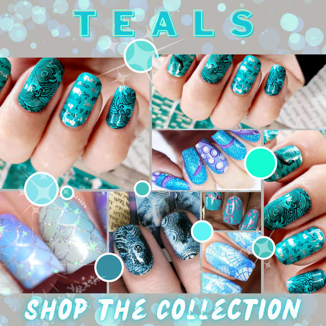 🩵 TEALS 🩵 </BR> Nail Wrap COLOR Collection