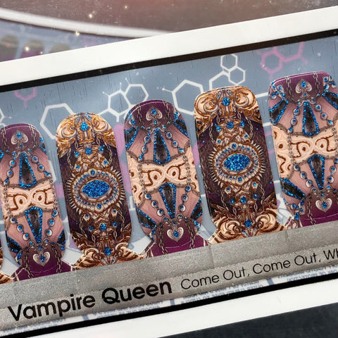 Vampire Queen β¦ Nail Wrap β¦ 22-tip Set - Espionage Cosmetics