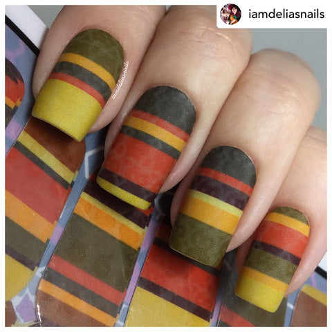 Seven Seasons Long β¦ Nail Wrap β¦ 22-tip Set - Espionage Cosmetics