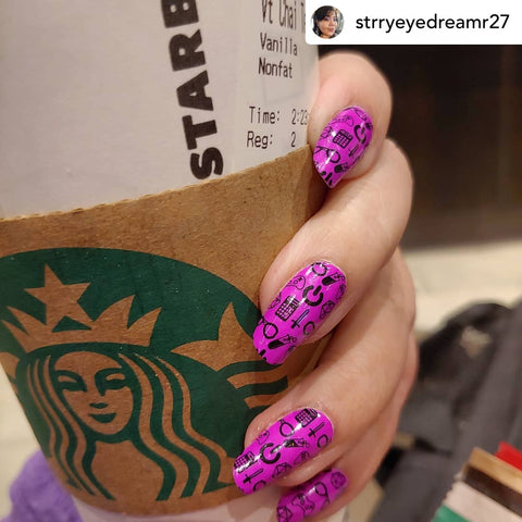 Geek Icons ✦ Nail Wrap ✦ 14-tip Set