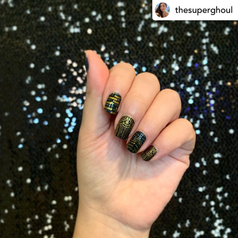 🔖 🔖 Boats Against the Current ✦ Nail Wrap ✦ 22-tip Set