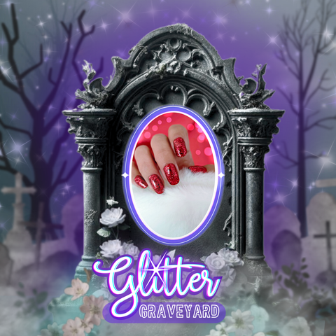 Ruby Slippers ✦ Glitter Jedi Approved Nail Wrap ✦ 22-tip Set