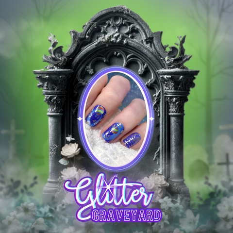 🔖🔖 Lapis Lazuli ✦ Nail Wrap ✦ 22-tip Set