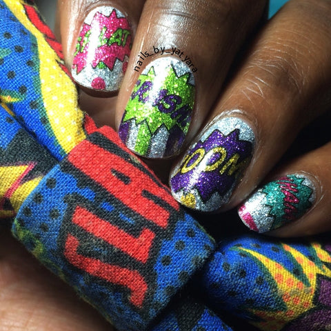 🆕 Comic Book ✦ Nail Wrap ✦ 22 - tip Set - Espionage CosmeticsEspionage Cosmetics🆕 Comic Book ✦ Nail Wrap ✦ 22 - tip Set
