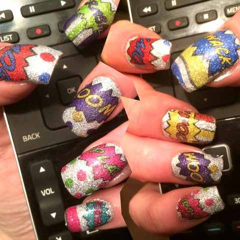 🆕 Comic Book ✦ Nail Wrap ✦ 22 - tip Set - Espionage CosmeticsEspionage Cosmetics🆕 Comic Book ✦ Nail Wrap ✦ 22 - tip Set