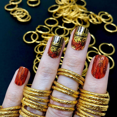 Headmaster's Phoenix β¦ Nail Wrap β¦ 22 - tip Set - Espionage CosmeticsEspionage CosmeticsHeadmaster's Phoenix β¦ Nail Wrap β¦ 22 - tip Set