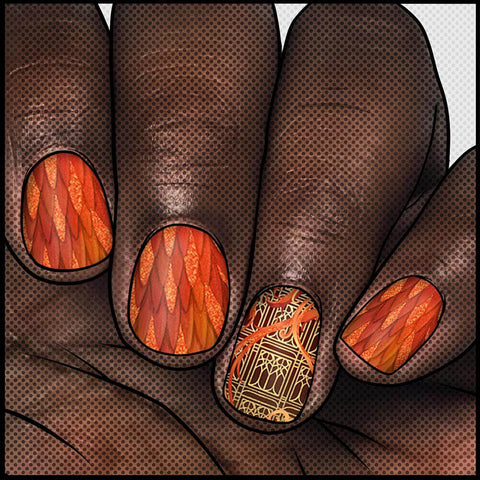Headmaster's Phoenix β¦ Nail Wrap β¦ 22 - tip Set - Espionage CosmeticsEspionage CosmeticsHeadmaster's Phoenix β¦ Nail Wrap β¦ 22 - tip Set