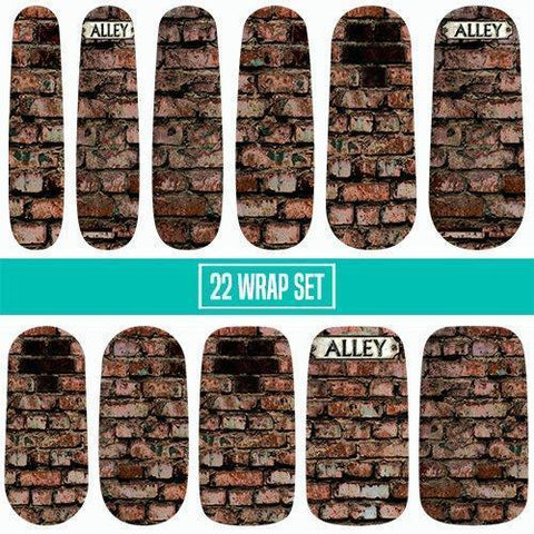 Hit the Bricks β¦ Nail Wrap β¦ 22 - tip Set - Espionage CosmeticsEspionage CosmeticsHit the Bricks β¦ Nail Wrap β¦ 22 - tip Set