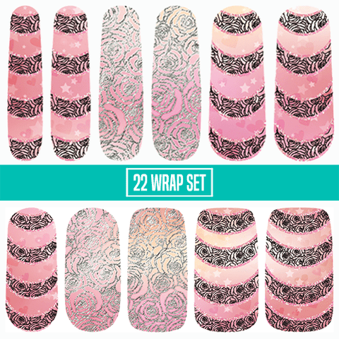 My Sweet Valentine β¦ Nail Wrap β¦ 22 - tip Set - Espionage CosmeticsEspionage CosmeticsMy Sweet Valentine β¦ Nail Wrap β¦ 22 - tip Set