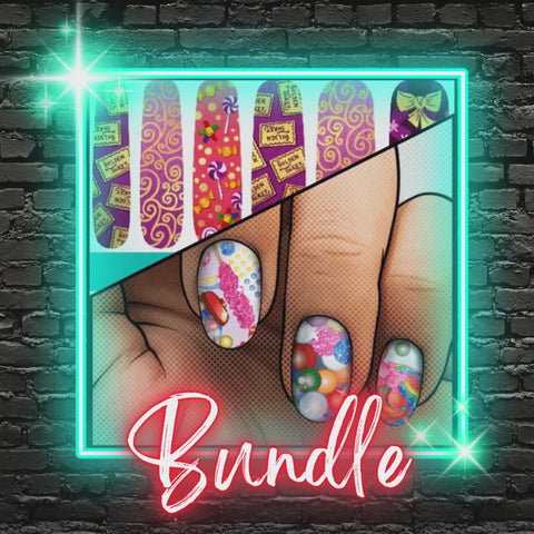 🆕 SUGAR RUSH ✦ Nail Wrap Bundle ✦ 22-tip Sets