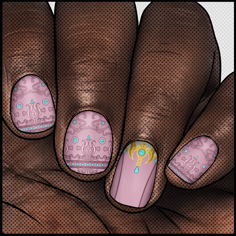 Princess of Wisdom β¦ Nail Wrap β¦ 22 - tip Set - Espionage CosmeticsEspionage CosmeticsPrincess of Wisdom β¦ Nail Wrap β¦ 22 - tip Set