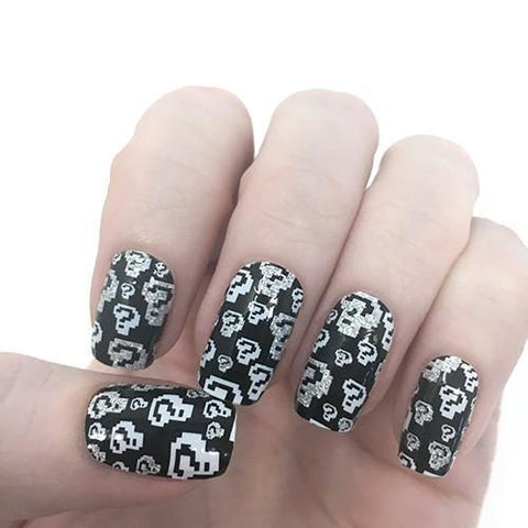 Question Marks ⦠LIMITED EDITION Nail Wrap ⦠14 - tip Set - Espionage CosmeticsEspionage CosmeticsQuestion Marks ⦠LIMITED EDITION Nail Wrap ⦠14 - tip Set