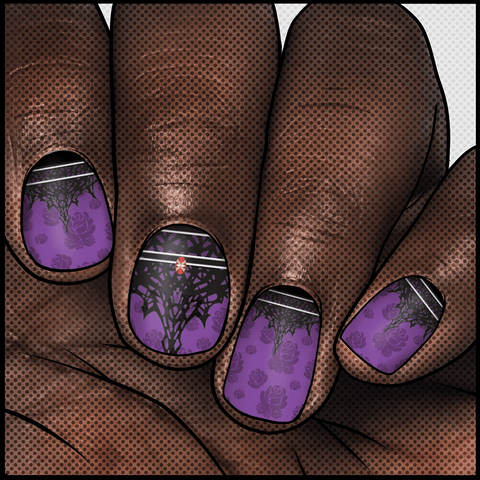 The Abyss Becomes Me β¦ Nail Wrap β¦ 22 - tip Set - Espionage CosmeticsEspionage CosmeticsThe Abyss Becomes Me β¦ Nail Wrap β¦ 22 - tip Set