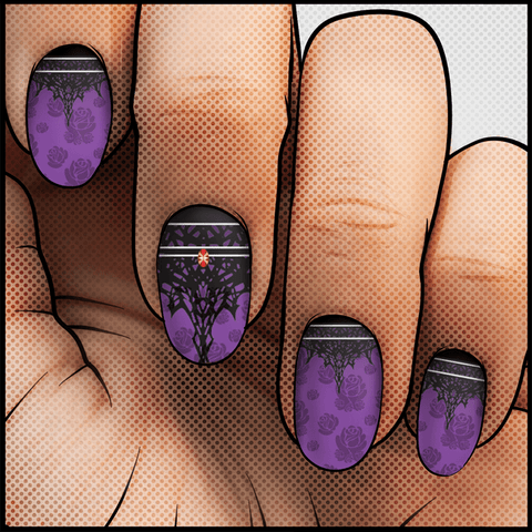 The Abyss Becomes Me β¦ Nail Wrap β¦ 22 - tip Set - Espionage CosmeticsEspionage CosmeticsThe Abyss Becomes Me β¦ Nail Wrap β¦ 22 - tip Set