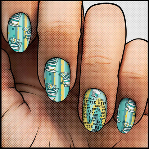 Twinkle, Twinkle, Little Bat β¦ Nail Wrap β¦ 22 - tip Set - Espionage CosmeticsEspionage CosmeticsTwinkle, Twinkle, Little Bat β¦ Nail Wrap β¦ 22 - tip Set