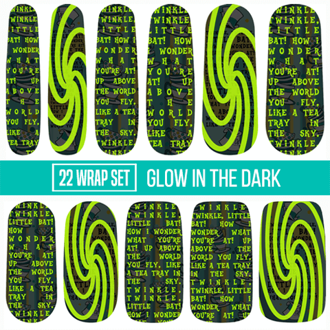 Twinkle, Twinkle, Little Bat β¦ Nail Wrap β¦ 22 - tip Set - Espionage CosmeticsEspionage CosmeticsTwinkle, Twinkle, Little Bat β¦ Nail Wrap β¦ 22 - tip Set