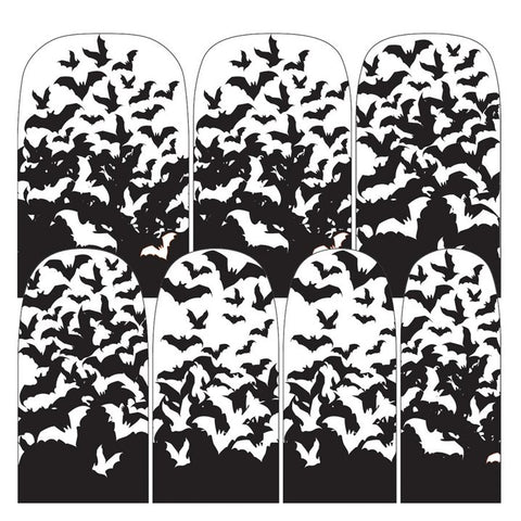 Batty ✦ Nail Wrap ✦ 14-tip Set