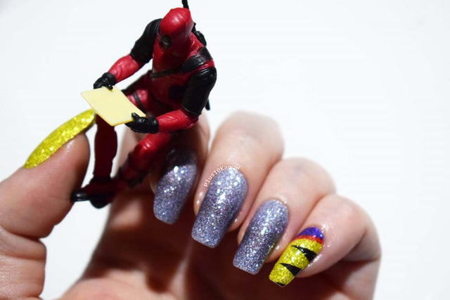 Adamantium || Nail Wrap || 14-tip Set