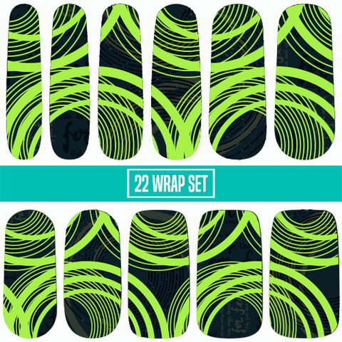 🔖 🔖 A Moment in Time ✦ Nail Wrap ✦ 22-tip Set