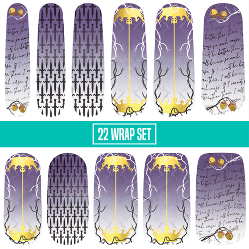 Beautiful as Blades  ✦ Nail Wrap ✦ 22-tip Set