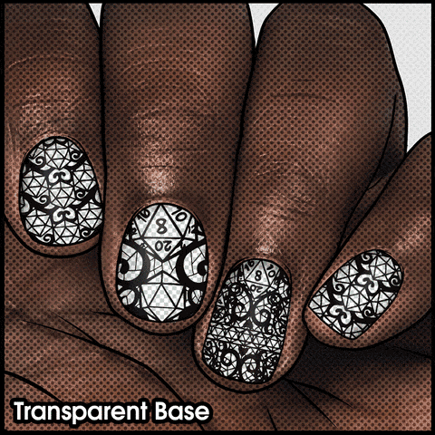 🔖 🔖 D20 Lace ✦ Nail Wrap ✦ 22-tip Set