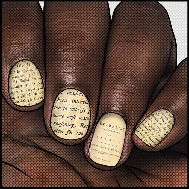 Federalist Papers ✦ Nail Wrap ✦ 22-tip Set