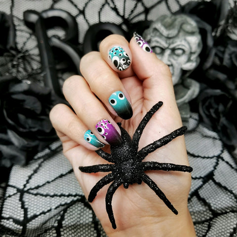 VANDALEYES: Gradient ✦ LICENSED Nail Wrap ✦ 22-tip Set - Espionage Cosmetics