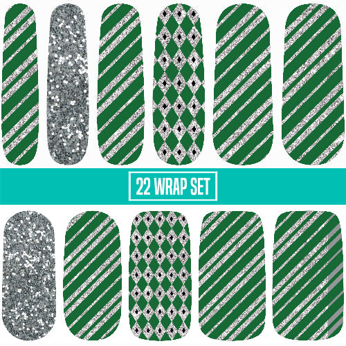 House of the Serpent ✦ Nail Wrap ✦ 22-tip Set
