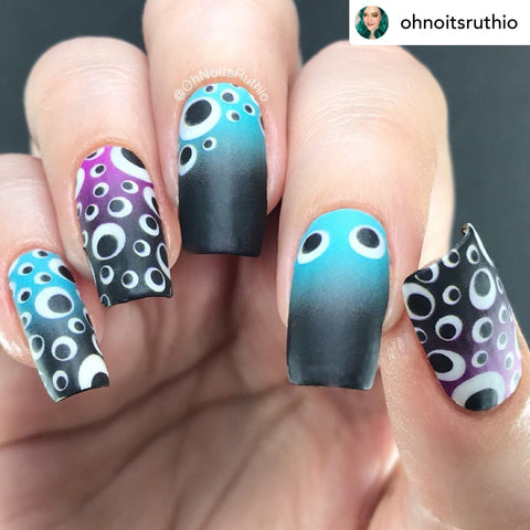 VANDALEYES: Gradient ✦ LICENSED Nail Wrap ✦ 22-tip Set - Espionage Cosmetics