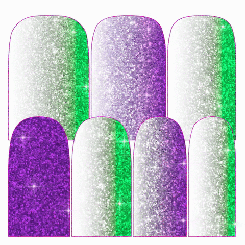Glitter Gradient: Smashing โฆ Nail Wrap โฆ 14-tip Set