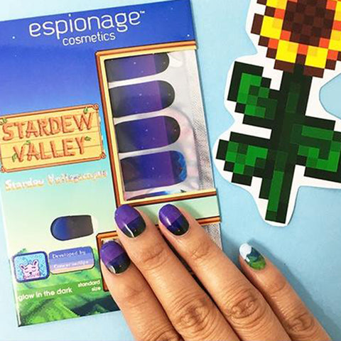 Stardew Valleyscapes ✦ Licensed Nail Wrap ✦ 14-tip Set