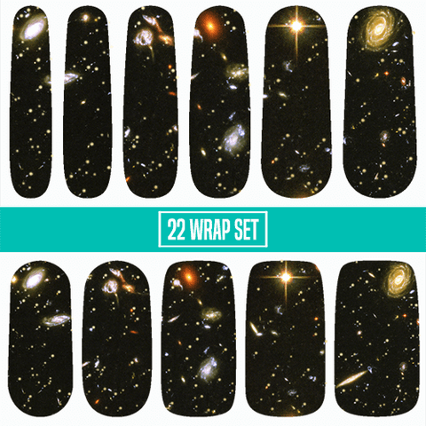 Ultra-Deep Field ✦ Nail Wrap ✦ 22-tip Set