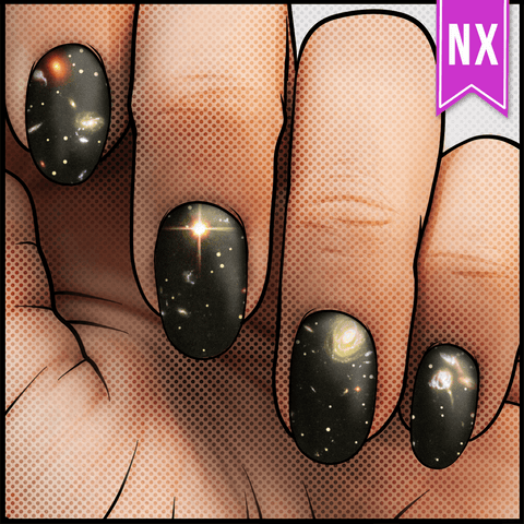 Ultra-Deep Field ✦ Nail Wrap ✦ 22-tip Set