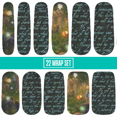 Wedded to Hippolyta ✦ Nail Wrap ✦ 22-tip Set - Espionage Cosmetics