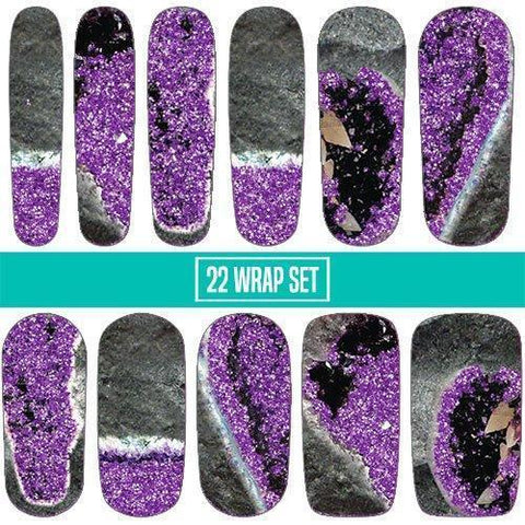 Amethyst-Nail Wraps-Espionage Cosmetics