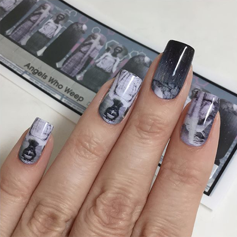 ππ Angels That Weep β¦ Nail Wrap β¦ 22-tip Set