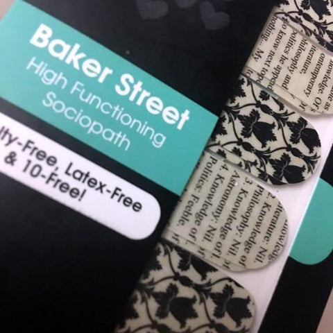 Baker Street-Nail Wraps-Espionage Cosmetics