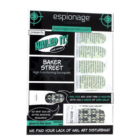 Baker Street-Nail Wraps-Espionage Cosmetics