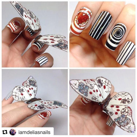 Burtonesque-Nail Wraps-Espionage Cosmetics