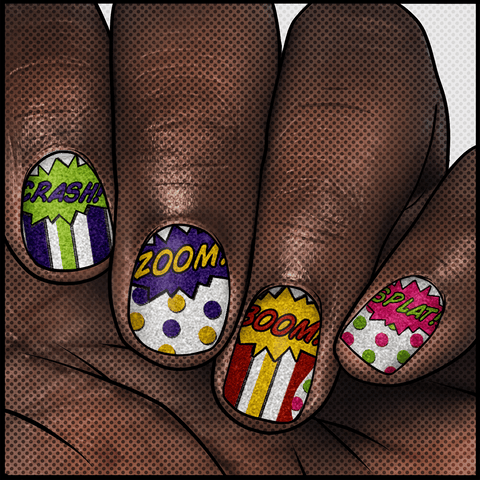 🆕 Comic Book ✦ Nail Wrap ✦ 22 - tip Set - Espionage CosmeticsEspionage Cosmetics🆕 Comic Book ✦ Nail Wrap ✦ 22 - tip Set