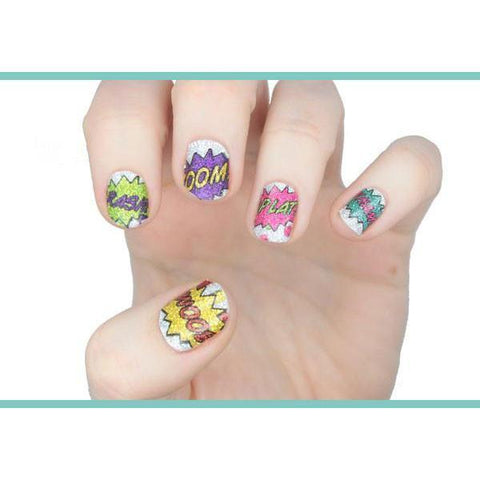 Comic Wraps-Nail Wraps-Espionage Cosmetics