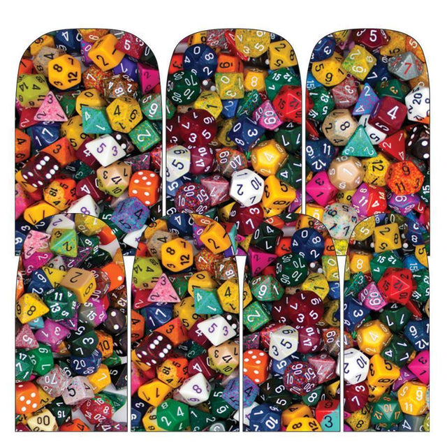Dice-Nail Wraps-Espionage Cosmetics