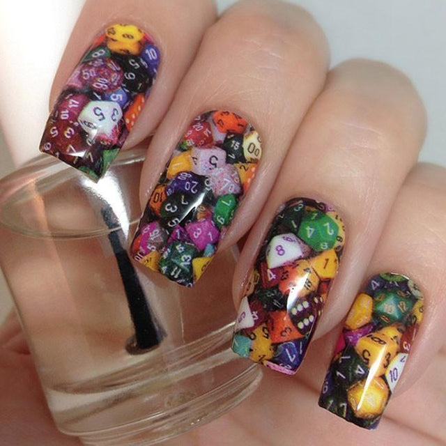 Dice-Nail Wraps-Espionage Cosmetics