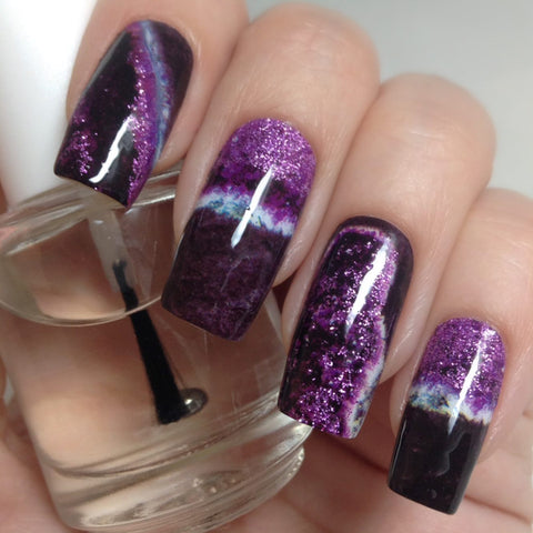 Amethyst ✦ Nail Wrap ✦ 22-tip Set