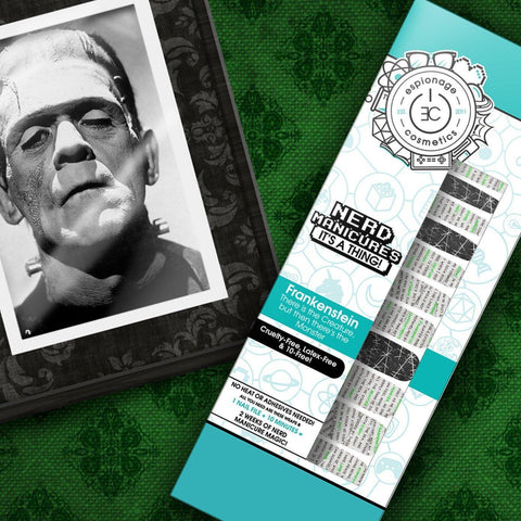 Frankenstein-Nail Wraps-Espionage Cosmetics