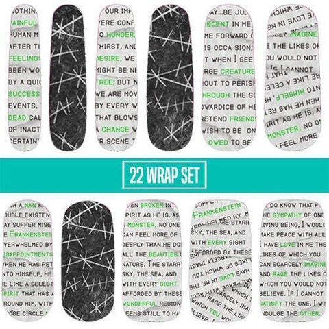 Frankenstein-Nail Wraps-Espionage Cosmetics