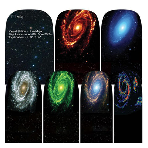 Galaxy Wavelengths-Nail Wraps-Espionage Cosmetics