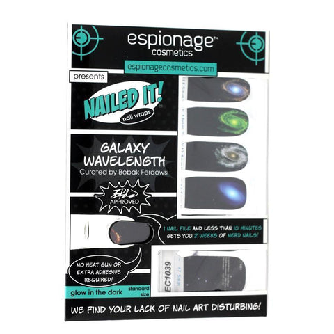 Galaxy Wavelengths-Nail Wraps-Espionage Cosmetics