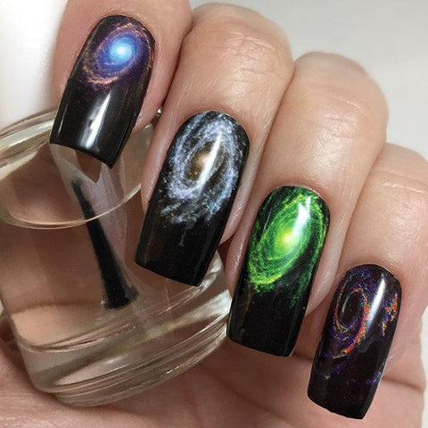 Galaxy Wavelengths-Nail Wraps-Espionage Cosmetics